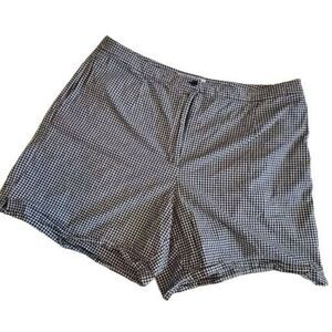 Real Clothes Checkered Cotton Highwaist Shorts -Size 16